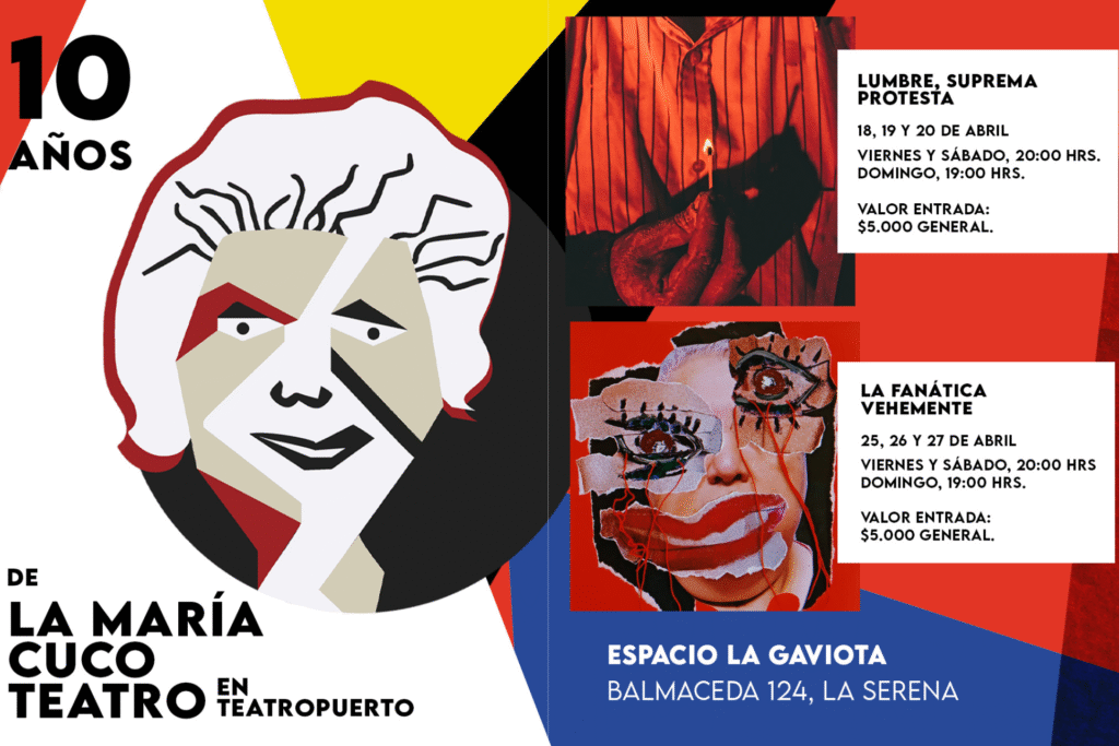 Plantillas con la información sobre la prograamción de La María Cuco