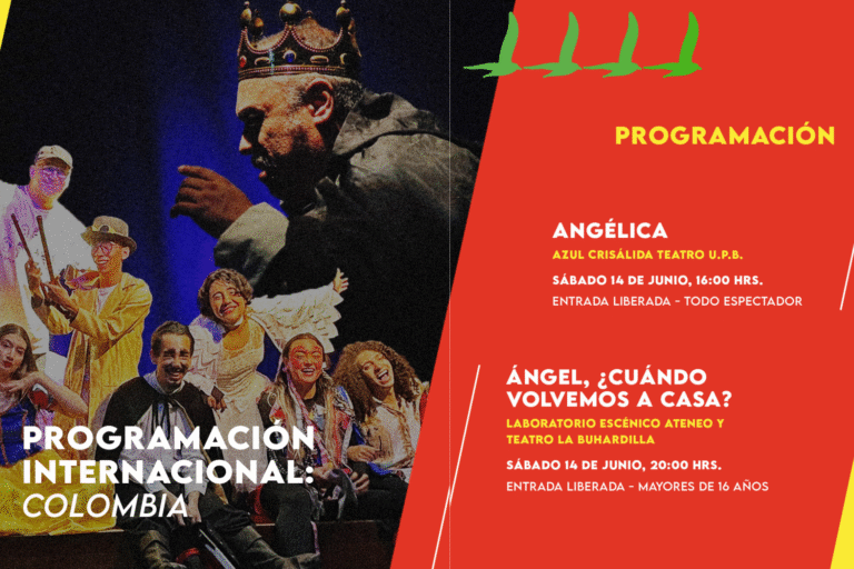 Plantilla con la información sobre la programación internacional