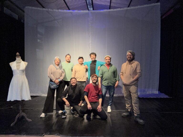 Fotografía de la presentación de la obra "La Marilym"