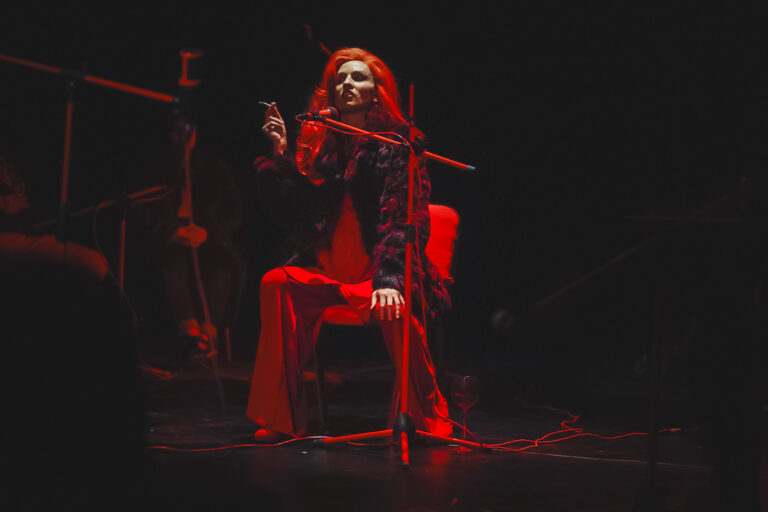 Fotografía de la obra performativa "Stella Terral"