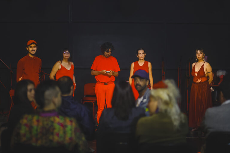 Fotografía de la obra performativa "Stella Terral"