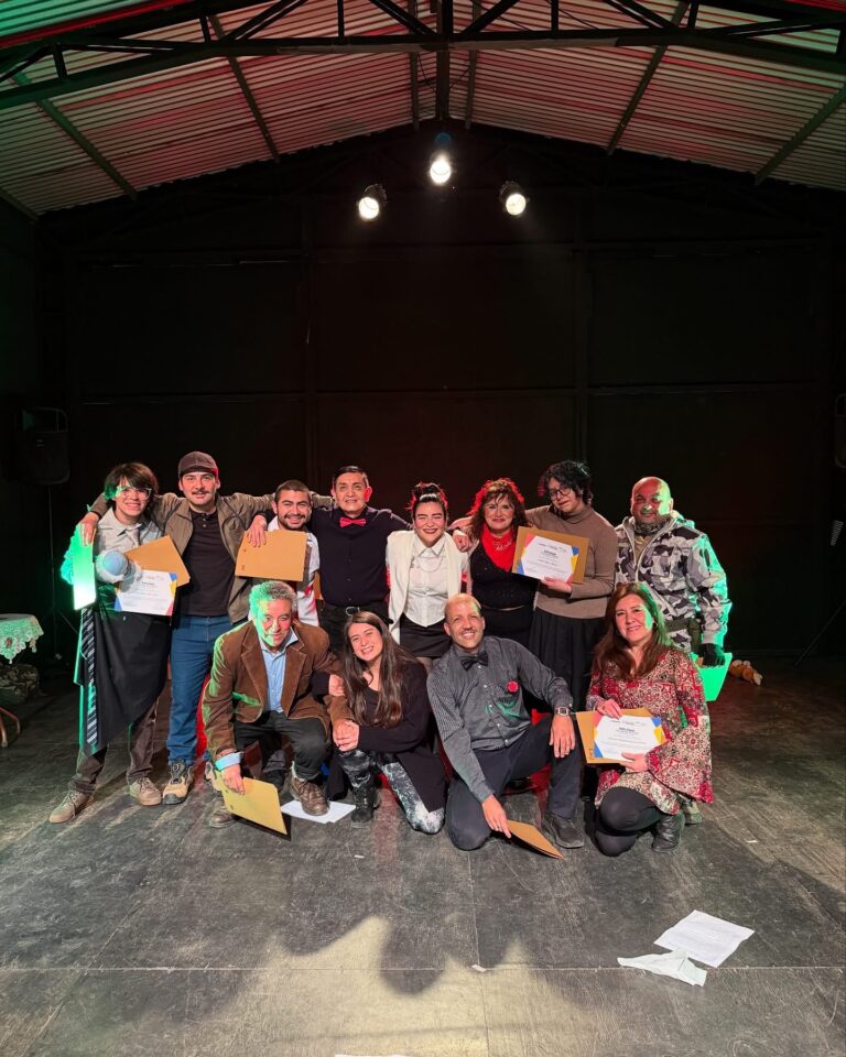 Fotografía de la presentación del cierre del Taller de Teatro para Adultos