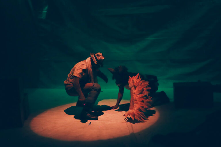 Fotografía de la obra "Atair o la Muerte Reventada"