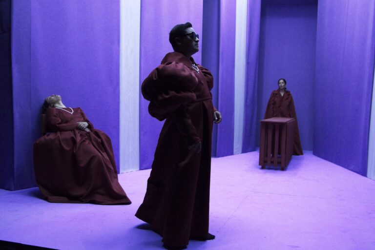 Fotografía de una de las escenas de la obra "Teresa Incontrolable"