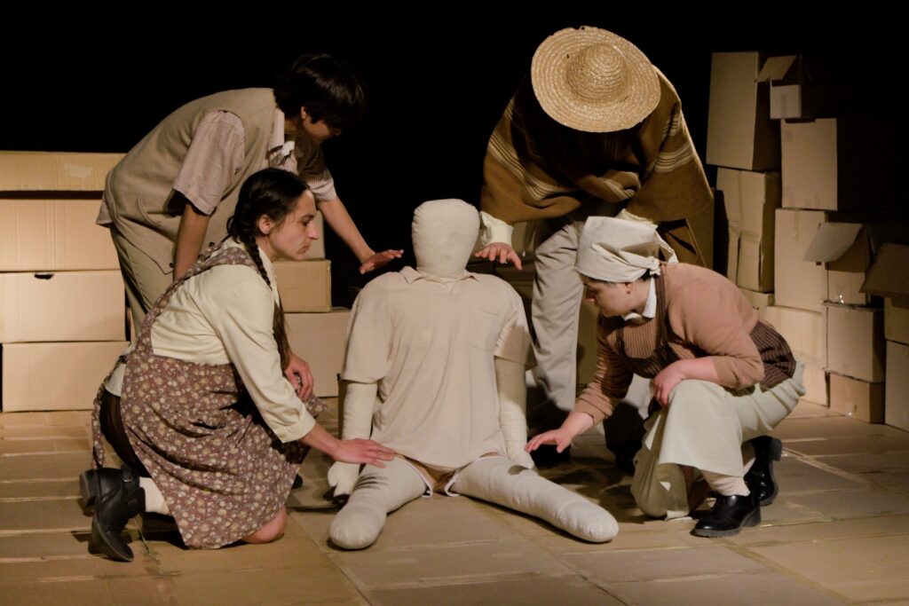 Fotografía del Examen de IV semestre de la Escuela TeatroPuerto