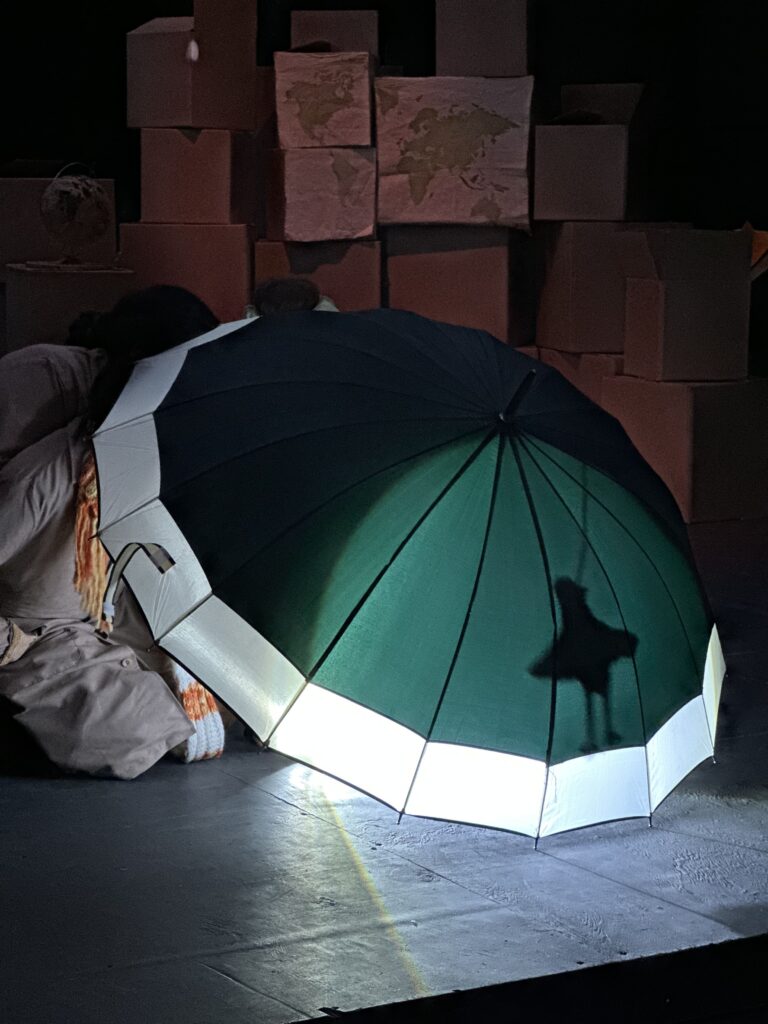 Escena de la obra "Pionero"