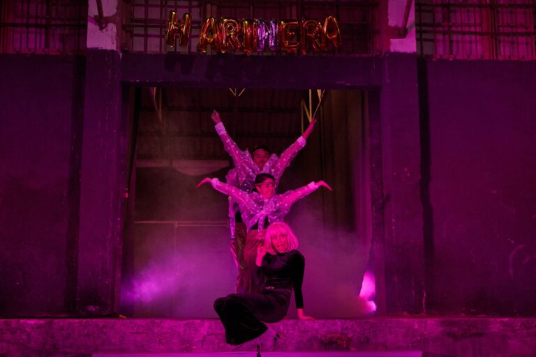 Fotografía de la obra presentada en el Circo La Cuarta Estación