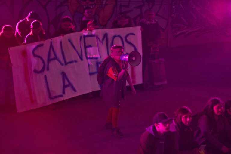 Fotografía de la obra presentada en el Circo La Cuarta Estación