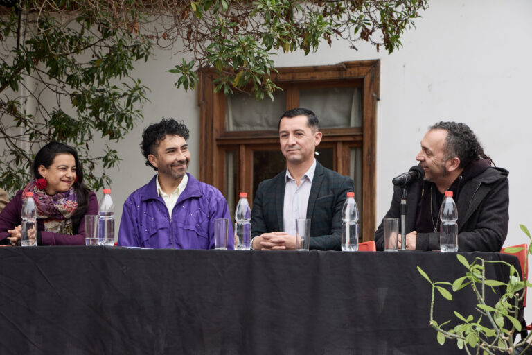 Fotografía del punto de prensa