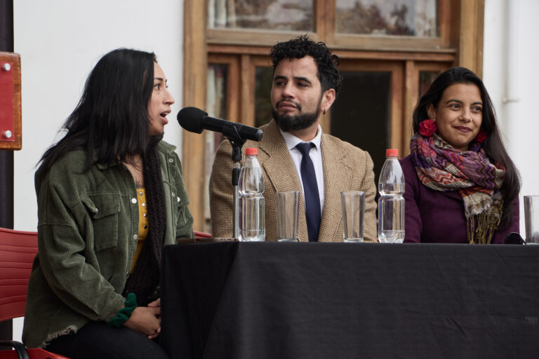 Fotografía del punto de prensa de lanzamiento del Festival Internacional TetaroPuerto