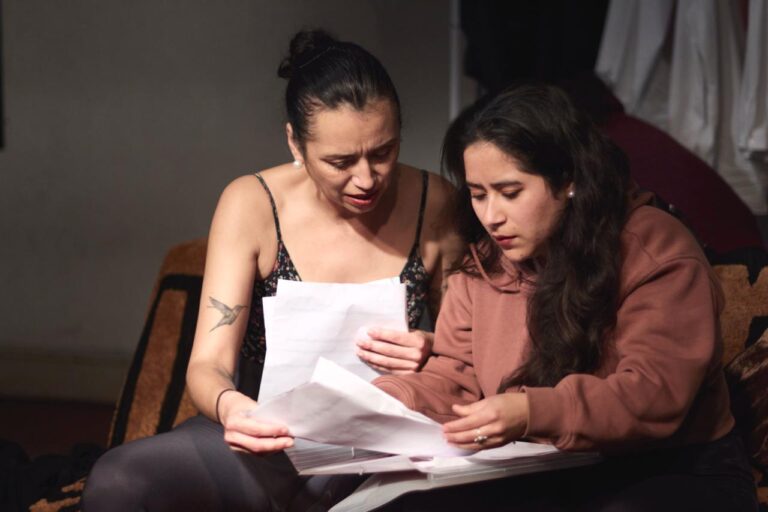 Fotografías de los exámenes del primer semestre de la Escuela TeatroPuerto
